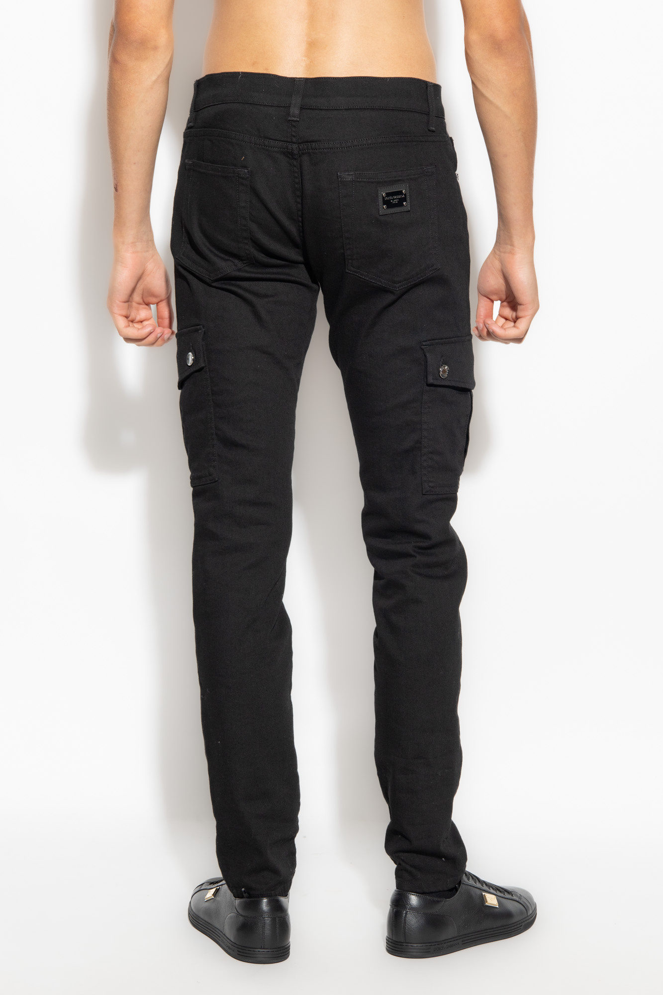 Pj mark slim fit cargo sale pants